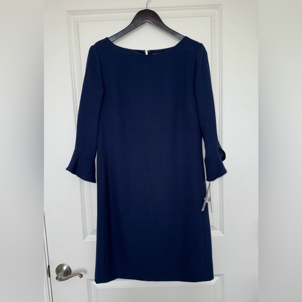 Karl Lagerfeld Tulip three-quarter sleeve – navy – 12 - NWT